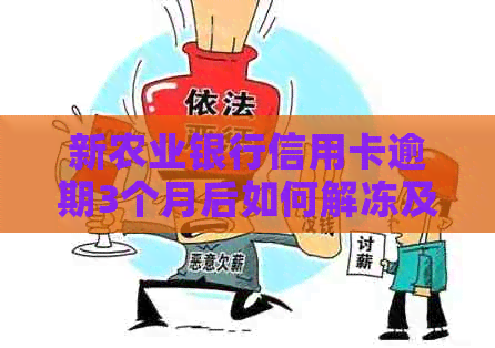 新农业银行信用卡逾期3个月后如何解冻及重新开通？