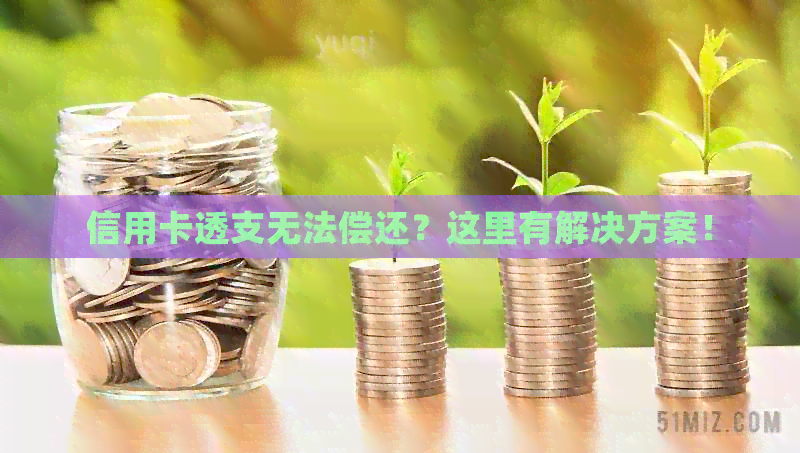 信用卡透支无法偿还？这里有解决方案！
