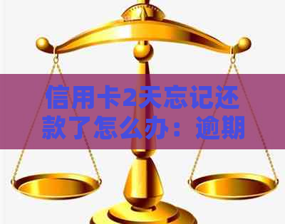 信用卡2天忘记还款了怎么办：逾期两天后补救措及注意事项