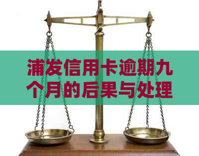 浦发信用卡逾期九个月的后果与处理方法：用户全面指南