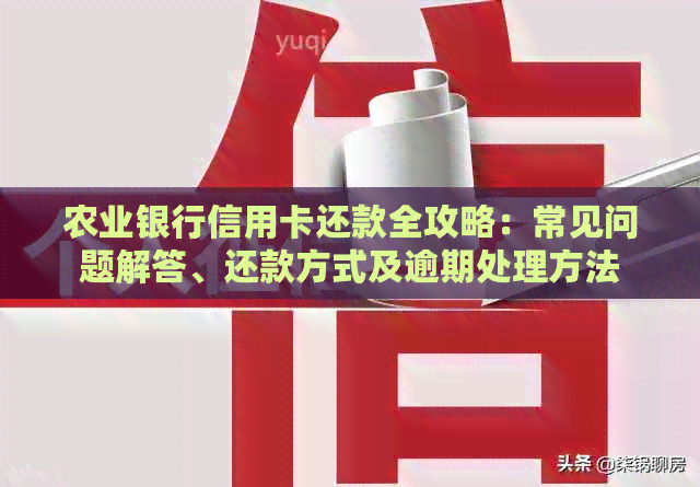农业银行信用卡还款全攻略：常见问题解答、还款方式及逾期处理方法