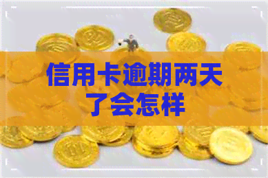信用卡逾期两天了会怎样