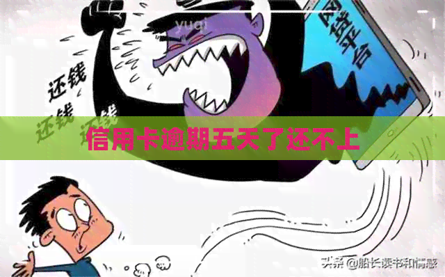 信用卡逾期五天了还不上
