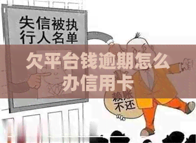 欠平台钱逾期怎么办信用卡