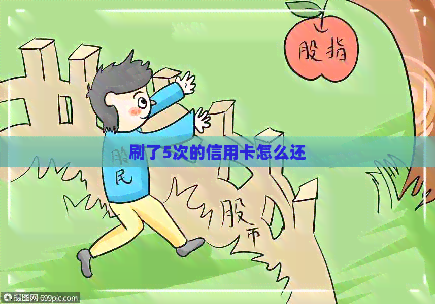 刷了5次的信用卡怎么还