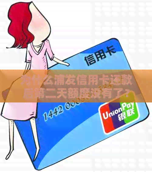 为什么浦发信用卡还款后第二天额度没有了？