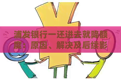 浦发银行一还进去就降额度：原因、解决及后续影响