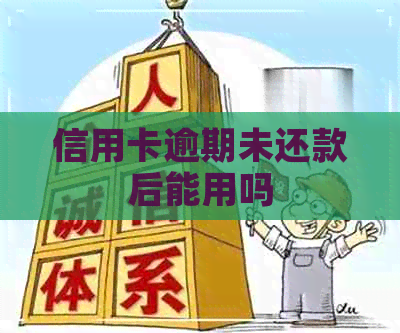 信用卡逾期未还款后能用吗