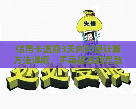 信用卡逾期3天内利息计算方法详解，不再被高额罚款困扰！