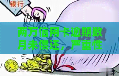 两万信用卡逾期数月未偿还，严重性及解决办法