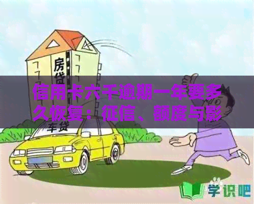 信用卡六千逾期一年要多久恢复：、额度与影响全解析