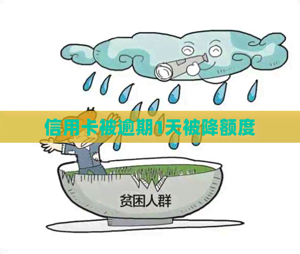 信用卡被逾期1天被降额度