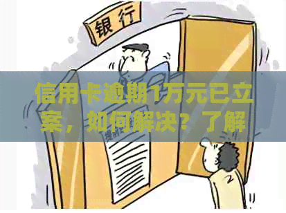 信用卡逾期1万元已立案，如何解决？了解相关程序与应对策略