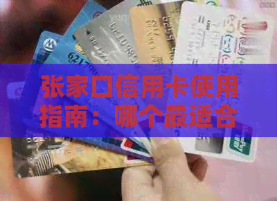 张家口信用卡使用指南：哪个最适合您？了解各大信用卡应用的优缺点