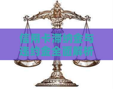 信用卡滞纳金与违约金全面解析：如何避免逾期费用与更低还款额的影响