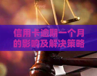 信用卡逾期一个月的影响及解决策略