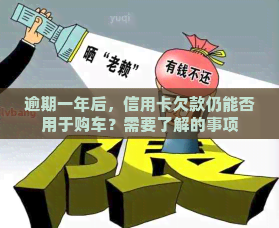 逾期一年后，信用卡欠款仍能否用于购车？需要了解的事项