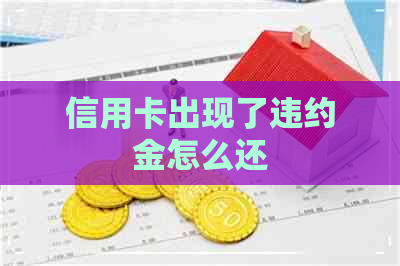 信用卡出现了违约金怎么还