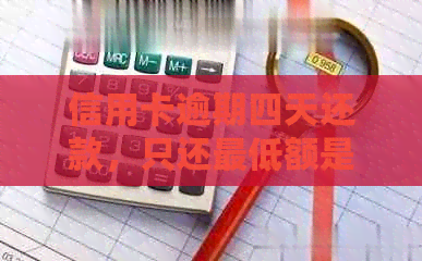 信用卡逾期四天还款，只还更低额是否可行？