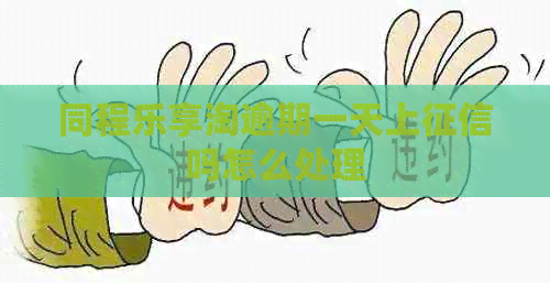 同程乐享淘逾期一天上吗怎么处理