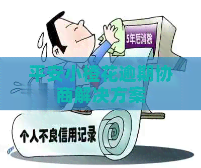 平安小橙花逾期协商解决方案