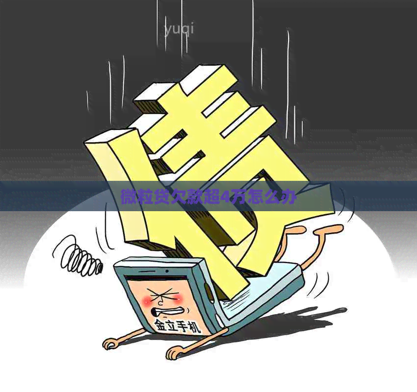 微粒贷欠款超4万怎么办