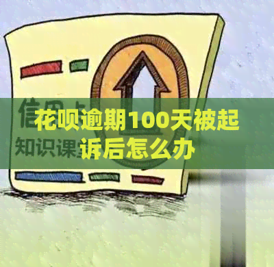 信用卡逾期100天被起诉后怎么办