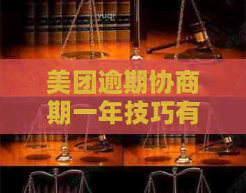 美团逾期协商期一年技巧有哪些