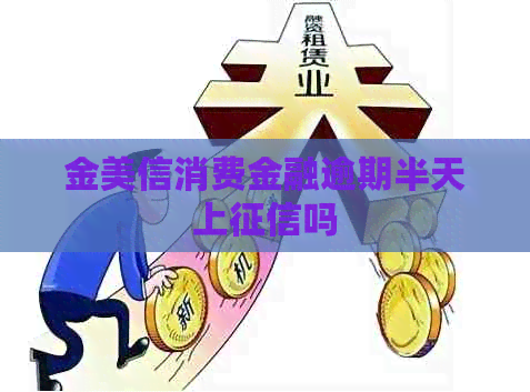 金美信消费金融逾期半天上吗