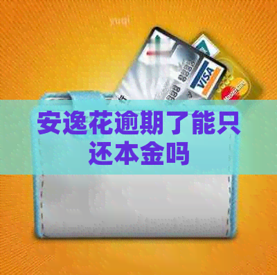 安逸花逾期了能只还本金吗