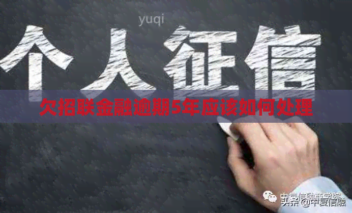 欠招联金融逾期5年应该如何处理