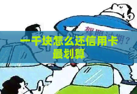 一千块怎么还信用卡最划算