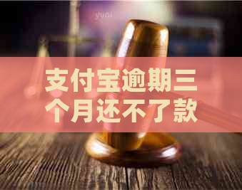 支付宝逾期三个月还不了款怎么办