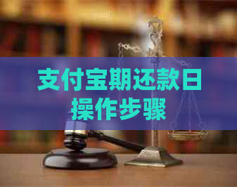 支付宝期还款日操作步骤