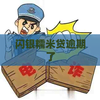 闪银糯米贷逾期了