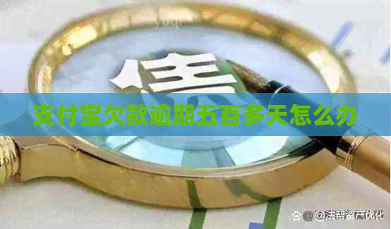 支付宝欠款逾期五百多天怎么办