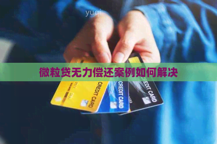 微粒贷无力偿还案例如何解决