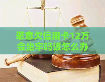 恶意欠信用卡12万会坐牢吗该怎么办