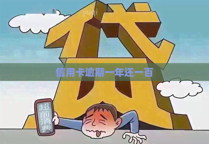 信用卡逾期一年还一百