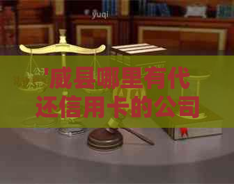 '威县哪里有代还信用卡的公司或银行'