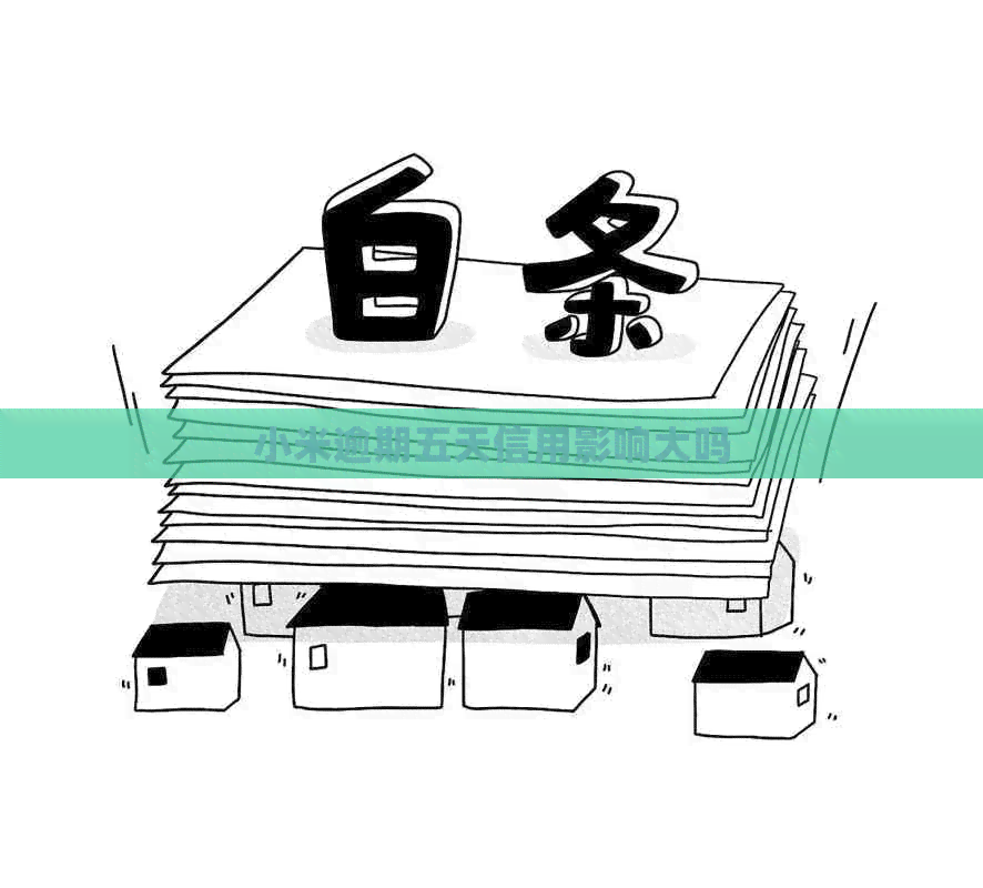 小米逾期五天信用影响大吗 小米逾期五天信用影响大吗
