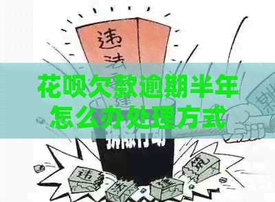 信用卡欠款逾期半年怎么办处理方式