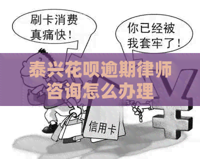 泰兴信用卡逾期律师咨询怎么办理