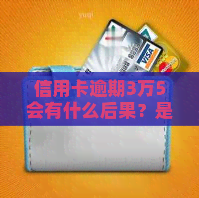 信用卡逾期3万5会有什么后果？是否需要承担刑事责任？