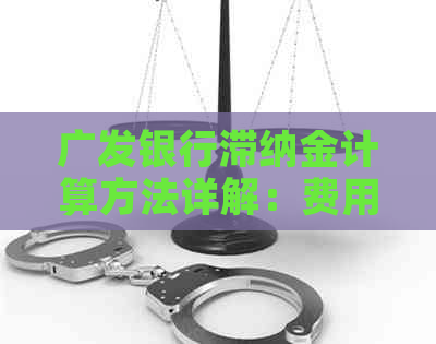 广发银行滞纳金计算方法详解：费用、时间与如何避免