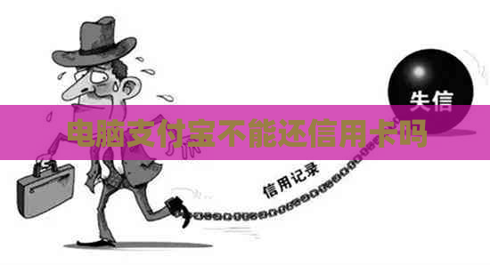 电脑支付宝不能还信用卡吗