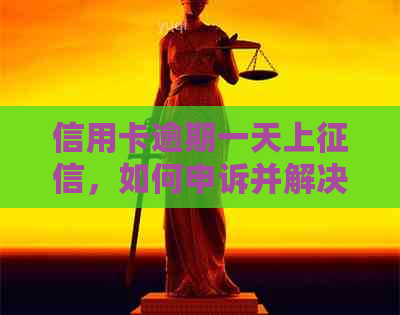 信用卡逾期一天上，如何申诉并解决问题？