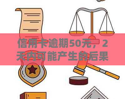 信用卡逾期50元，2天内可能产生的后果及解决办法全面解析