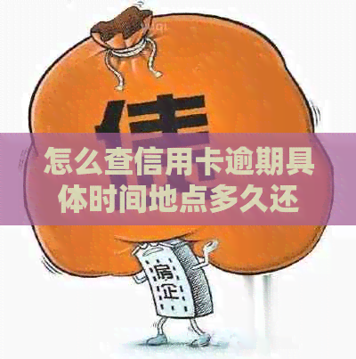 怎么查信用卡逾期具体时间地点多久还款记录