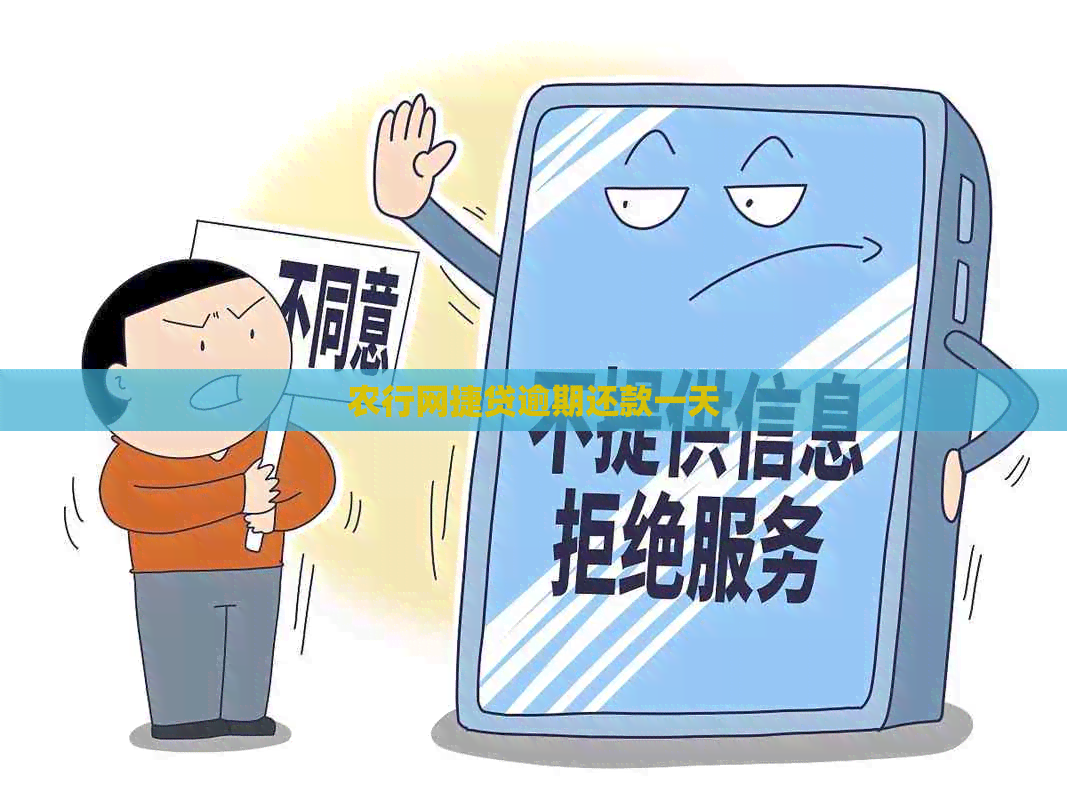 农行网捷贷逾期还款一天
